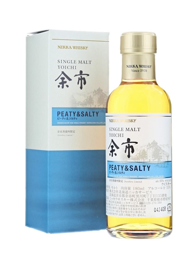 Yoichi Peaty & Salty Single Malt Japanese Whisky (180ml)