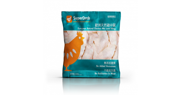 波蘭優質急凍無激素雞中翼 (1kg)