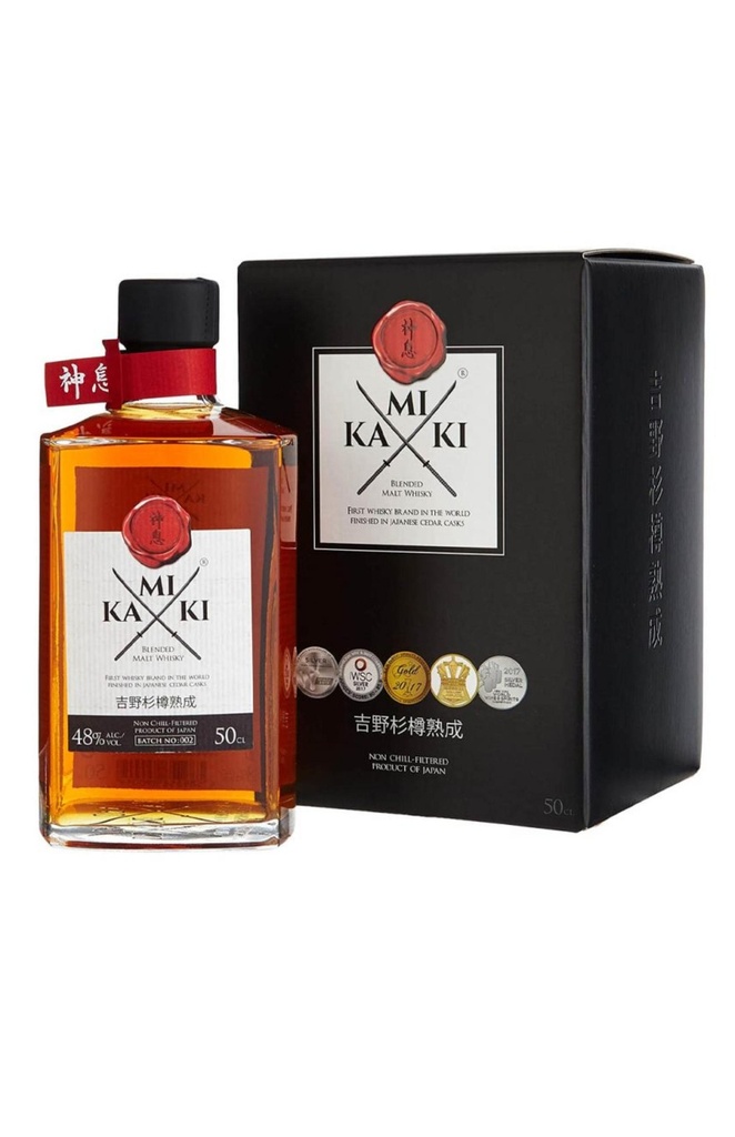 神息吉野杉樽熟成調和麥芽威士忌 (500ml)