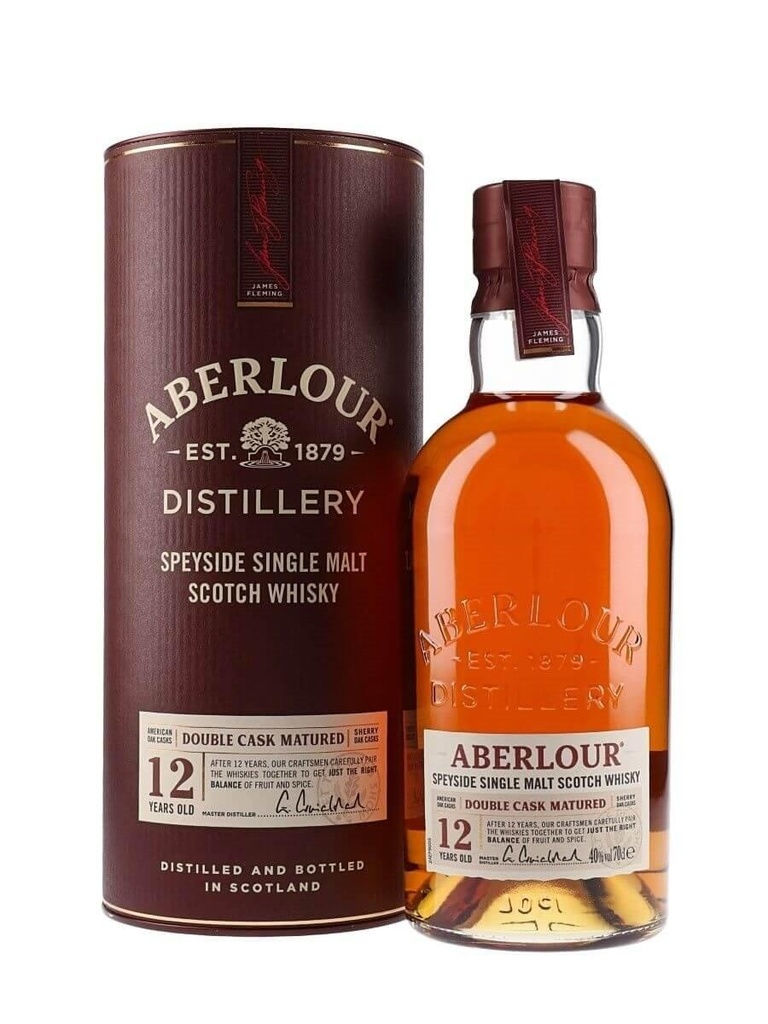 Aberlour 亞伯樂 12 Years Old Double Cask Matured Single Malt Scotch Whisky (700ml)