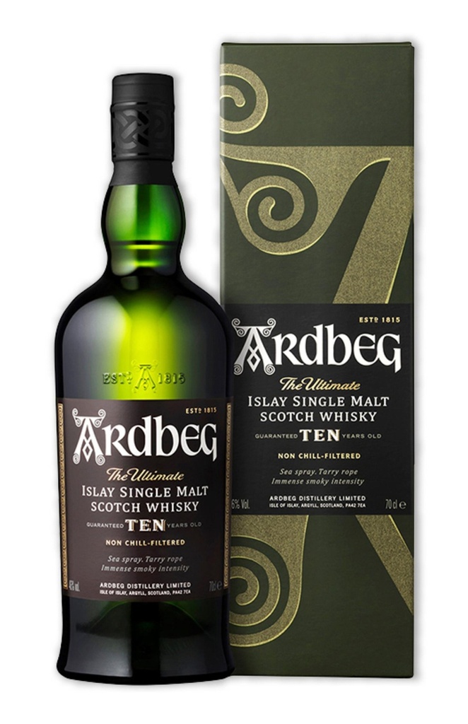 Ardbeg 10 Years Old Single Malt Scotch Whisky (700ml)