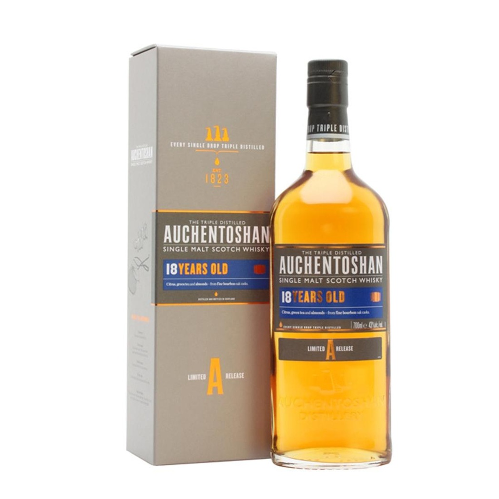 Auchentoshan 18 Years Old Single Malt Scotch Whisky (700ml)