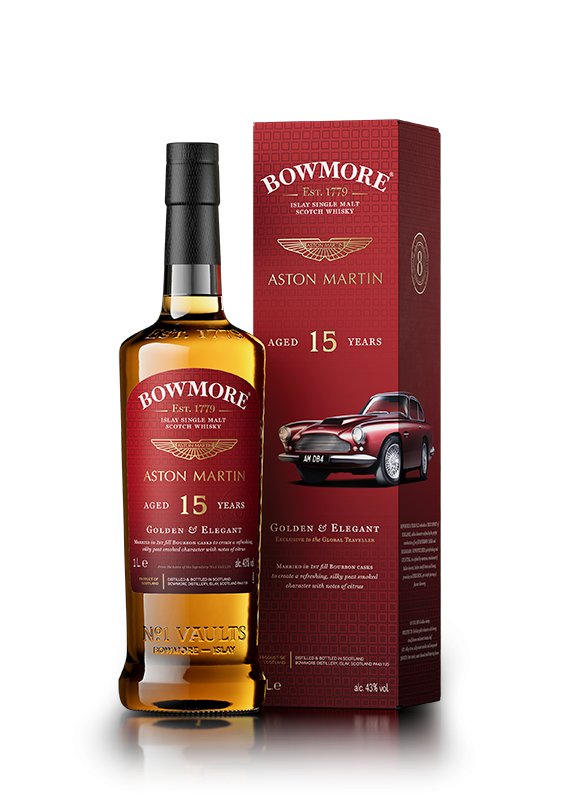 Bowmore 15 Years Old Single Malt Whisky (1L) [Aston Martin Edition]