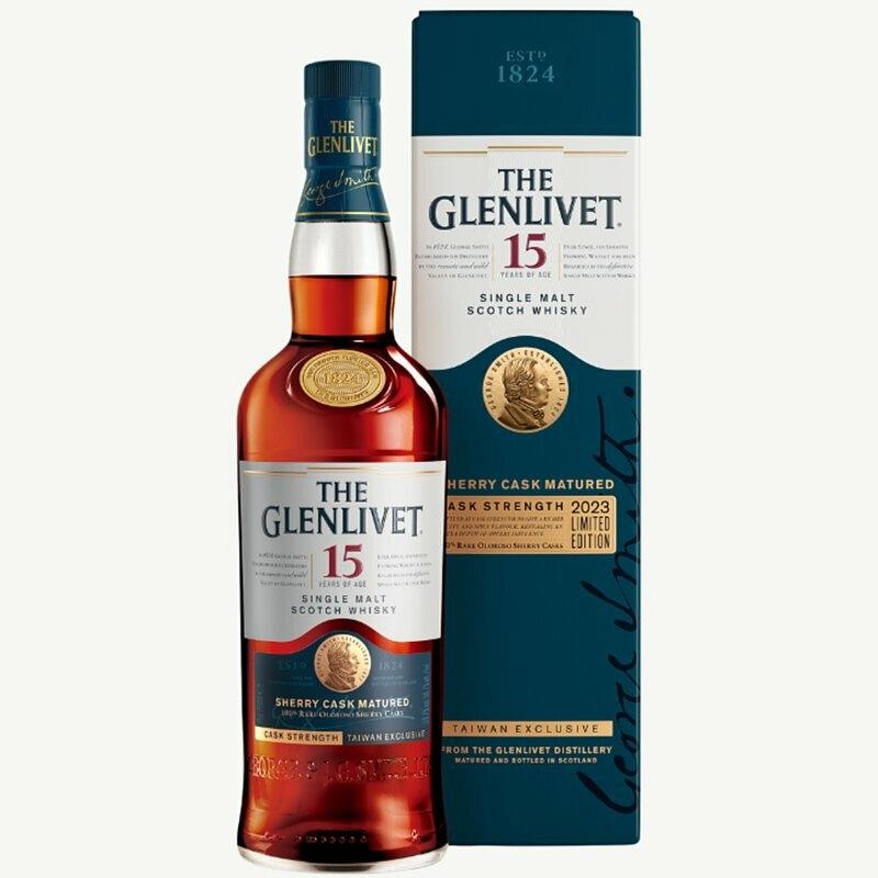 Glenlivet 15 Years Old Sherry Cask Matured Scotch Whisky (700ml)