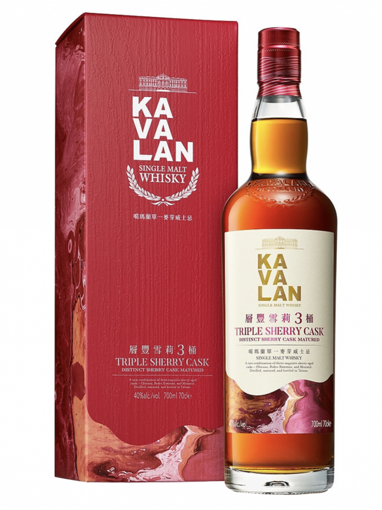 Kavalan Triple Sherry Cask Single Malt Whisky (700ml)