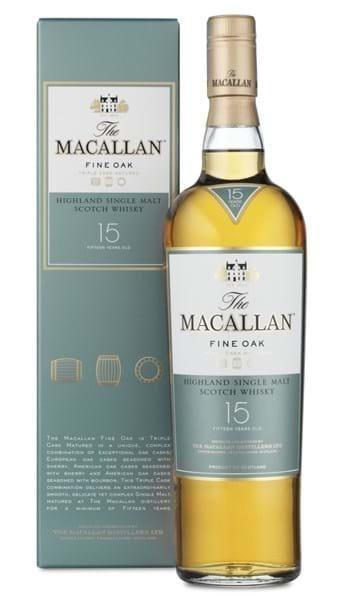 Macallan 15 Years Old Fine Oak Single Malt Scotch Whisky (700ml)