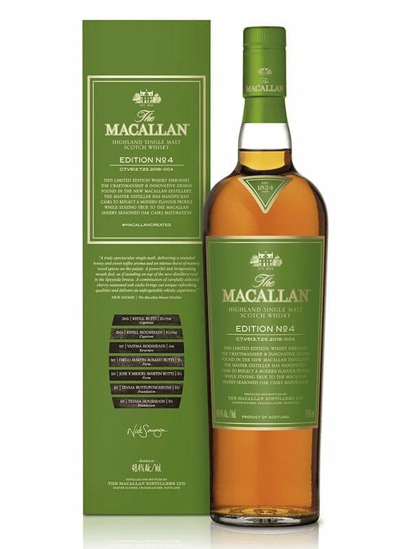 Macallan No.4 Edition Single Malt Scotch Whisky (700ml) [Taiwan Version]