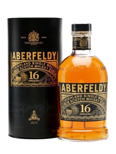 [AB16YR] Aberfeldy 16 Years Old Single Malt Scotch Whisky (700ml)
