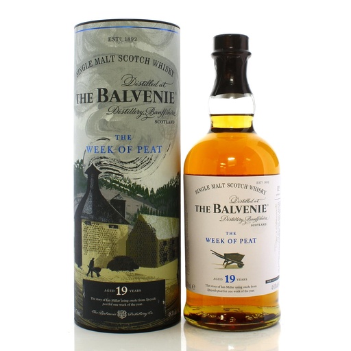 [BALWEEKOFPEAT19YR] Balvenie Week of Peat 19 Years Old Speyside Single Malt Scotch Whisky (700ml)