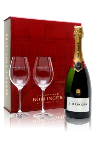[602e0cd09067850032c58cdd] Bollinger Special Cuvée NV [Gift Pack with 2 Champagne Glasses]