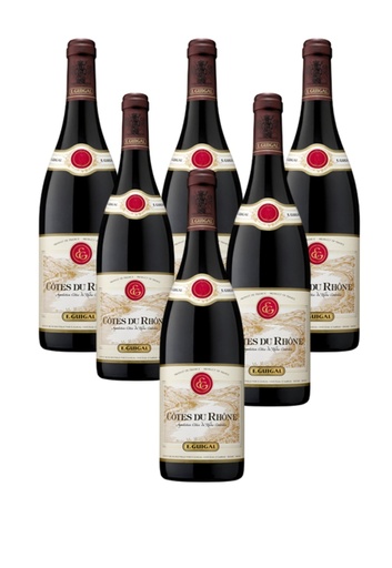 [5f24426893aa25004581fd41] E.Guigal Cotes du Rhone 2016 (750ml) [Set of 6]