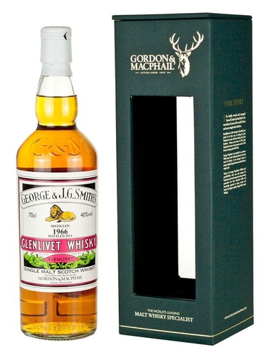 [GMGLENLIVET1966] Glenlivet 1966 Gordon & Macphail 47 Years Old Single Malt Scotch Whisky (700ml)