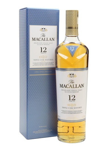 [MCTC12] Macallan 12 Years Old  Triple Cask Matured Single Malt Scotch Whisky (700ml) 
