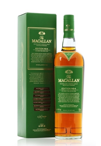 [5ded2fa5d9a5730015737801] Macallan No.4 Edition Single Malt Scotch Whisky (700ml) - Parallel Import 