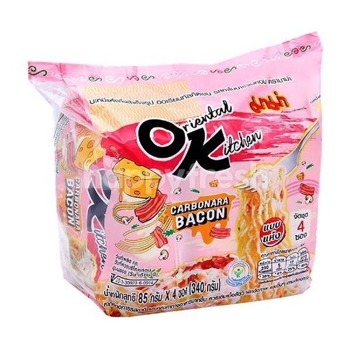 [30036] MAMA OK卡邦尼煙肉撈麵 (85g x 4pcs)