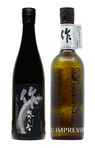 [60a5f92cb898d0002c39f597] Sake set - 720ml (作 奏乃智 純米吟釀 720ml + 作 IMPRESSION N 純米大吟釀 720ml)