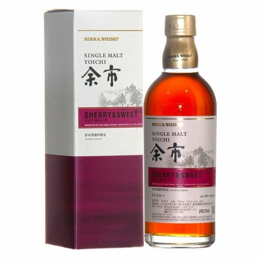 [YOICHISHERRYNSWEET500ML] Yoichi Sherry & Sweet Single Malt Japanese Whisky NV (500ml)