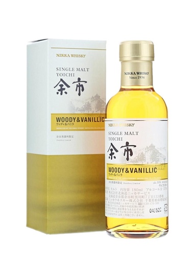 [YOICHIWOODY&VANILLIC18CL] YoichiWoody & Vanillic Japanese Blended Whisky (180ml) 